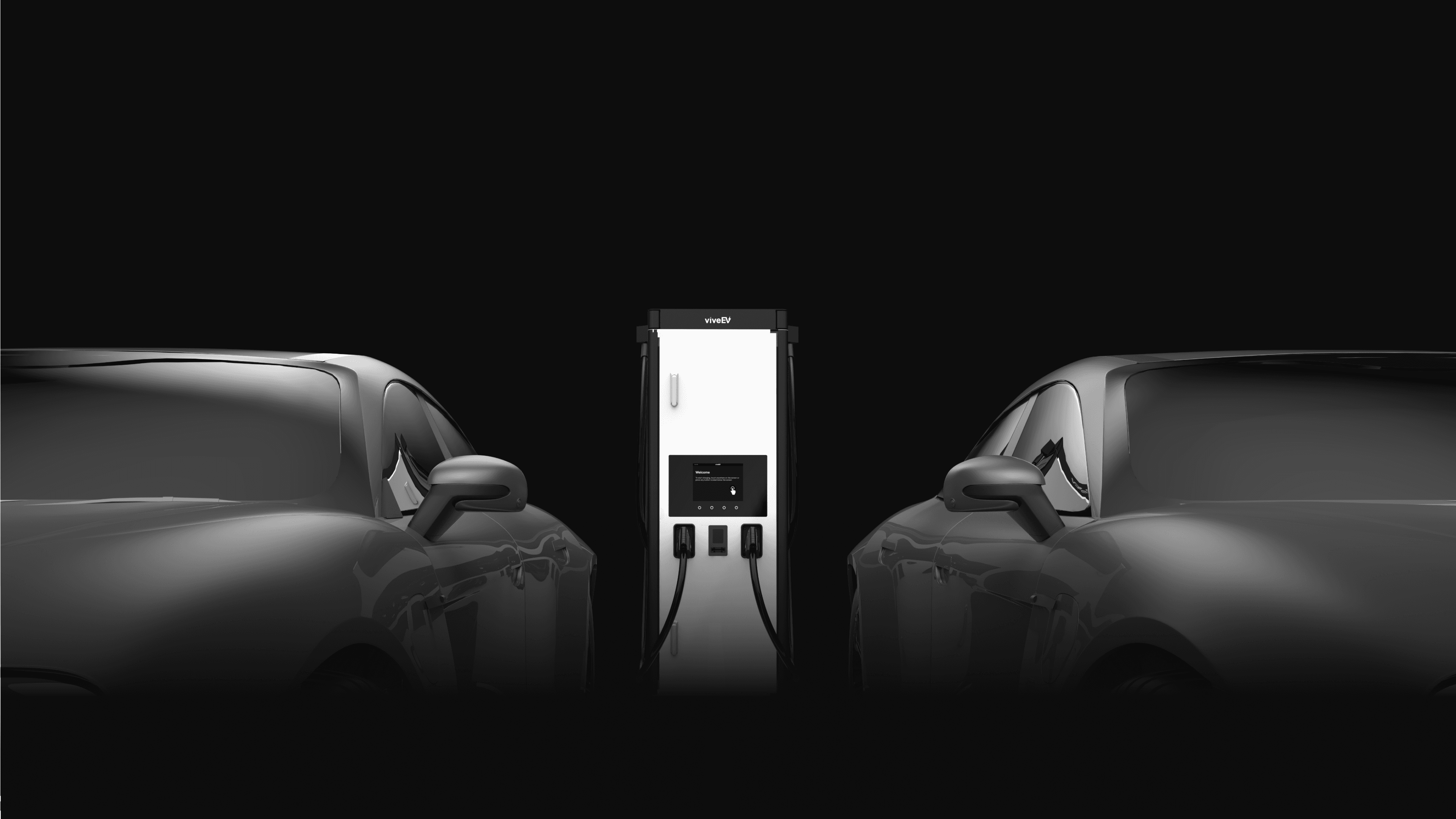 viveEV 180kW EV Charger Double charging station